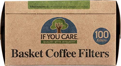 If You Care Coffee Filter Baskets,Fits 8-12 Cup Drip Coffee Makers, 100 count (Pack of 2)