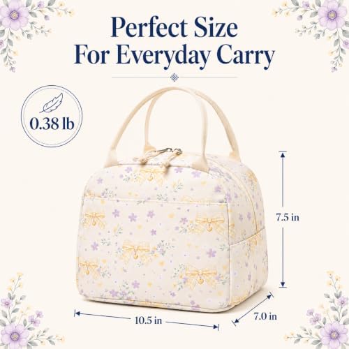 Bluboon Lunch Box for Women Cute Lunch Bag Reusable Insulated Lunch Bags Large Capacity Lunchbox Cooler for Work Picnic or Travel Gifts