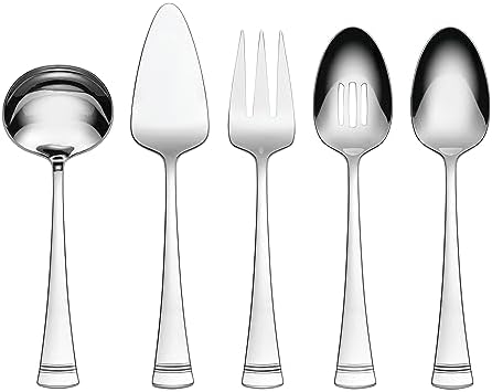 Lenox Portola 5-Piece Silverware Serving Set, Flatware