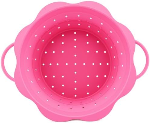 Collapsible Silicone Colander for Kitchen，Foldable Pasta Vegetable Strainer