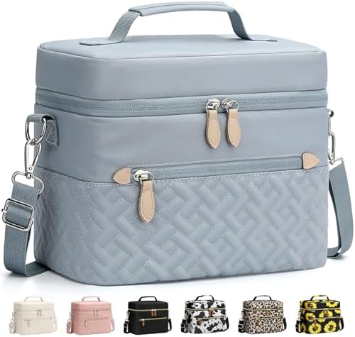 Capolo Lunch Bag for Women Men Insulated Lunch Tote Leakproof Lunchbox Bags