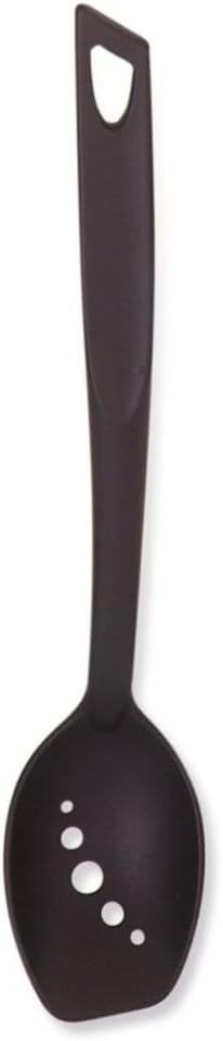 Norpro High Heat Nylon Spoon with Holes, Black