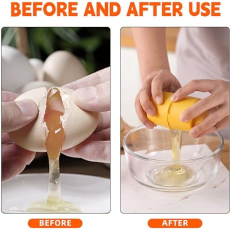 Egg Shell Opener Egg Separator for Raw Eggs,Hard Boiled Egg Peeler Egg Cube Egg Separator,Quickly Cutting Off Cooked Eggs,Stainless Steel Eggshell Breaker Egg Shell Cutter Kitchen Gadgets