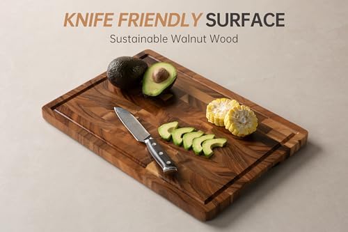 Walnut Cutting Board for Kitchen, Wooden Cutting Boards