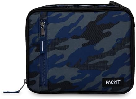 PackIt Freezable Classic Lunch Box, Sporty Camo Navy