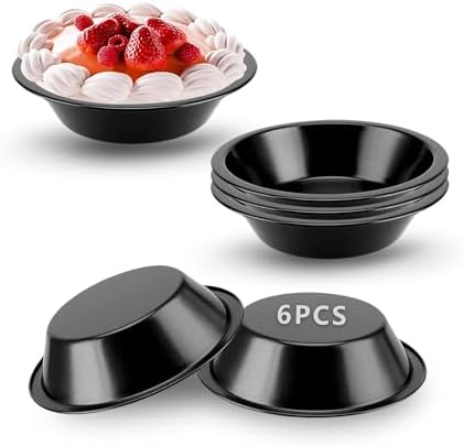 3-4” Mini Pie Tins, 6 Pack