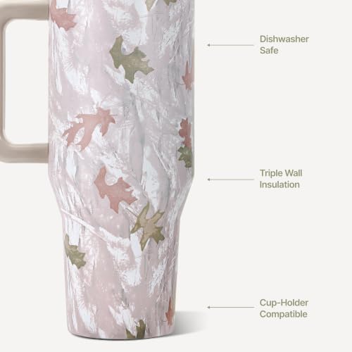 HydroJug Traveler 32oz, Insulated Tumbler with Handle & Straw, Camo