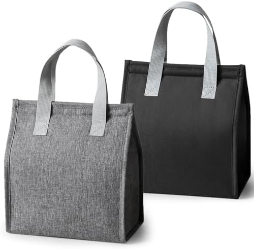 RAINFLOW Insulated Lunch Bag - Thermal Lunch Tote For Office Travel