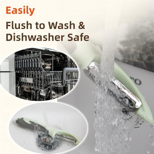 Stainless Steel Vegetable & Fruit Peeler for Kitchen, White