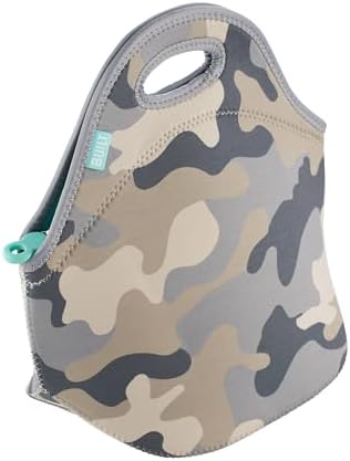 Built Gourmet Getaway Neoprene Lunch Bag - Grey Camo