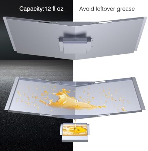 Universal Grease Tray with Catch Pan for Nexgrill, Dyna-Glo (24"-30")