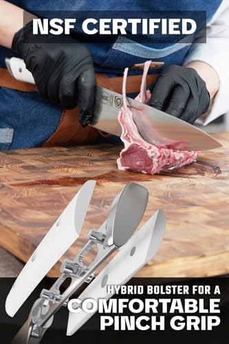 Dalstrong 8-Pc Knife Block Set - White Handle Edition