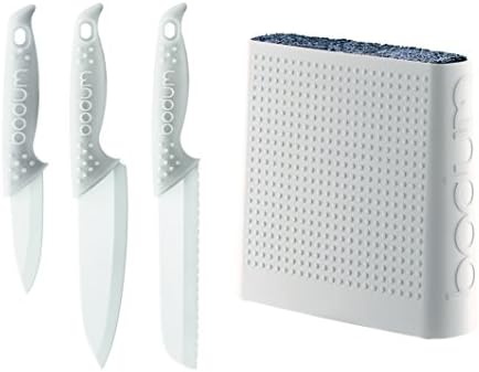 BODUM Bistro Knife Block, White