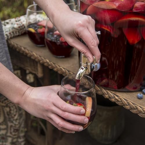 Anchor Hocking Heritage Hill Glass Drink Dispenser, 2 Gallon