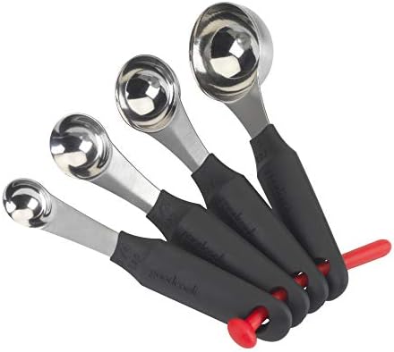 GoodCook Touch 4-Piece Stainless Steel Assorted Measuring Spoon Set
