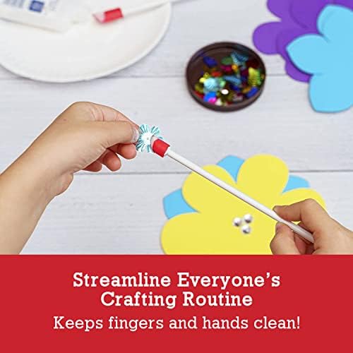 Spatty Daddy Red 6 & 12 Inch Craft Spatula Set, Glue & Paint Scraper