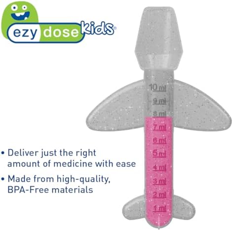 Ezy Dose Kids Medi-Plane Spoon, 10mL, Liquid Medicine Dosing, BPA-Free