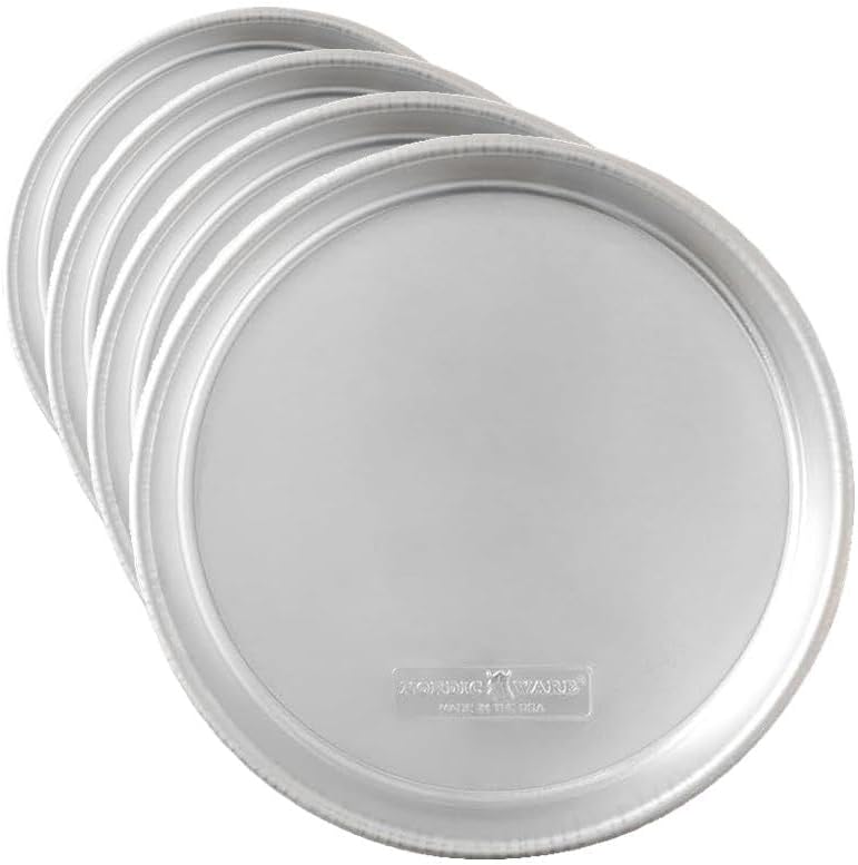 Nordic Ware Naturals Round Cake Pan, 9-Inch (Pack of 4)