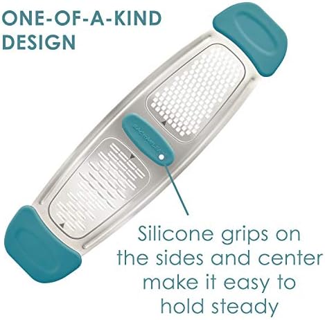 Rachael Ray 47901 Multi Stainless Steel Grater, Agave Blue