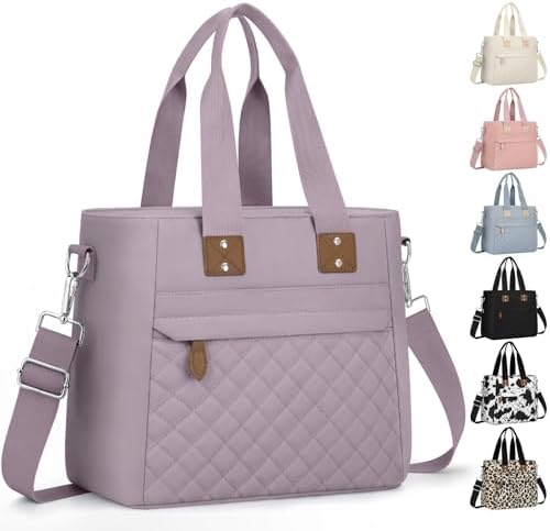 Capolo Lunch Bag for Women,Small Insulated Lunchbox Tote Reusable,M-Purple