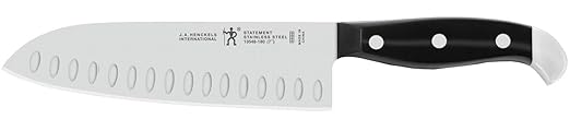 HENCKELS Premium Quality 12-Piece Knife Set with Block and Knife Sharpener, Razor-Sharp, German Engineered Knife Informed by over 100 Years of Masterful Knife Making, Brown Block