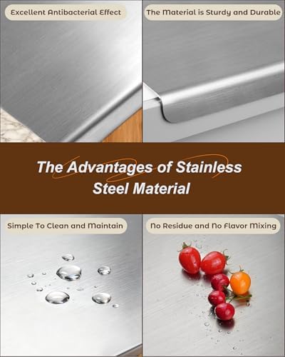 304 Stainless Steel Cutting Boards for Kitchen