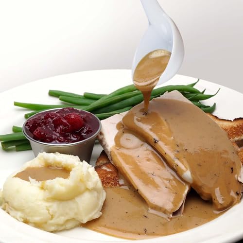 HIC Kitchen Gravy Ladle, Fine Porcelain, 1-Ounce, Set of 2