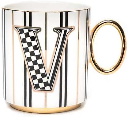 MACKENZIE-CHILDS My Mug, Decorative Ceramic Coffee Mug with Handle, V