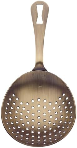 Barfly Julep Strainer, Antique Gold