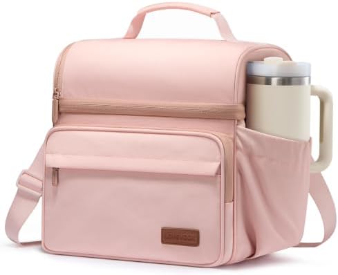 LOVEVOOK Lunch Bag for Men Women, Insulated Lunch Box, Large Cooler Lunbox