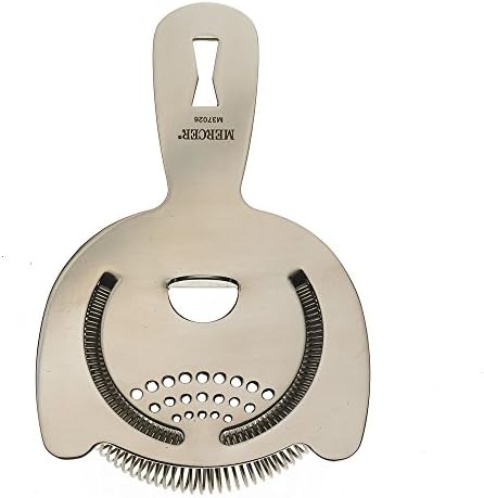 Barfly Heavy Duty Spring Bar Strainer, Stainless Steel