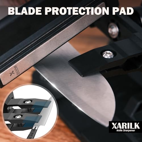 Portable Folding Adjustable Knife Sharpener – Includes 2 Diamond Sharpening Stone Sets (240#–2000# & 320#–3000#) for Pocket, Hunting, Kitchen & Serrated