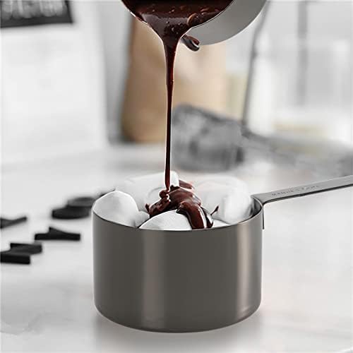16 Pcs Stainless Steel Measuring Cups & Spoons Set, Black