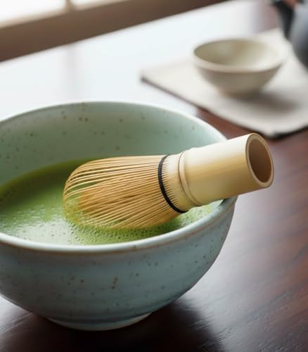 Matcha Whisk 2-Pack - Handcrafted Bamboo Chasen Set, 100-Prong Traditional Japanese Stirrer for Authentic Matcha Tea Preparation