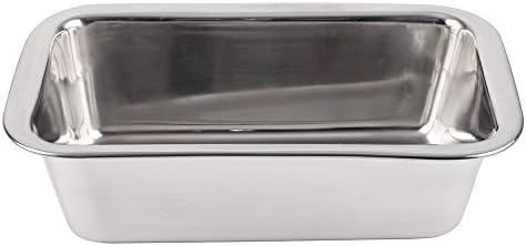 Lindy's Stainless Steel Loaf Pan for Baking Bread, Meatloaf, Cakes, Brownies, Casseroles, and More, Nontoxic & Dishwasher Safe
