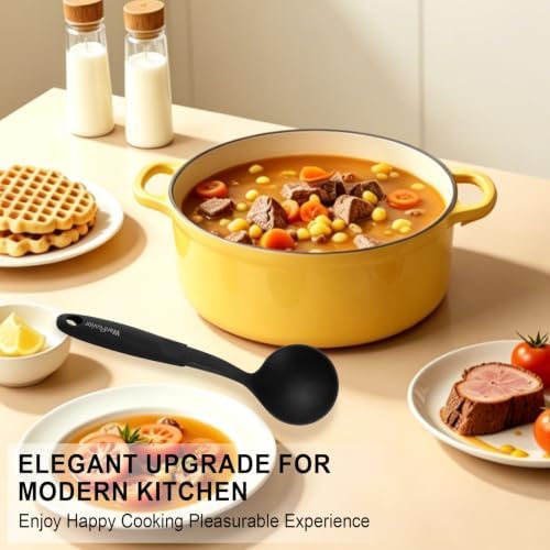 Pasta Fork and Soup Ladle Set, 2 PCS Kitchen Pasta Spoon Spaghetti Strainer