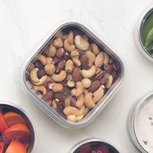 U-Konserve 15 oz Stainless Steel Bento Box Food Container Clear