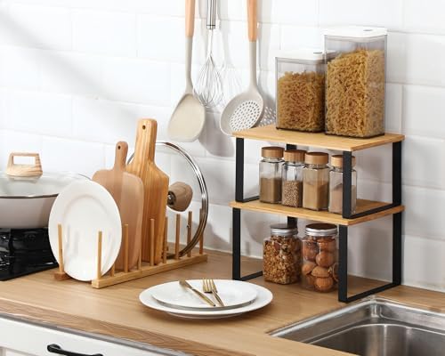 4 Pcs Kitchen Organizer Accessories Set for Cabinet, Light, 11.8 x 7.9''