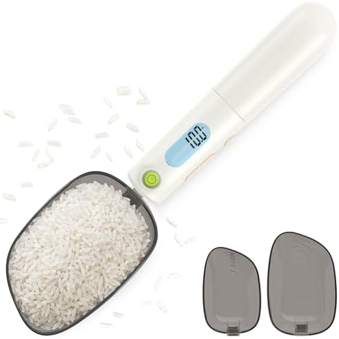 Digital Measuring Spoon Scale Rechargeable, 0.1g High Precision Gram Spoon