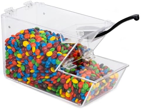 Inevibe Candy Bin Topping Dispenser, Bulk Sprinkle Container with Scoop (1)