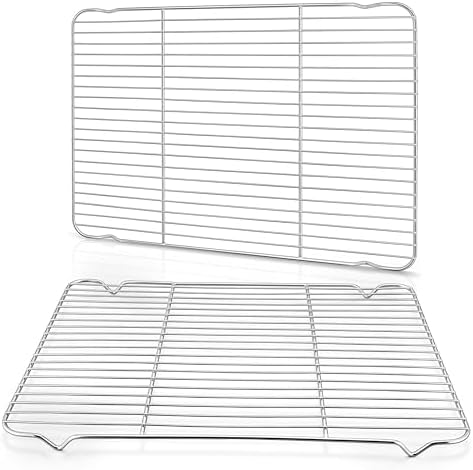 Homikit 16.6 x 11.5’’ Large Cooling Rack, 2 Pack Stainless Steel Wire Rack