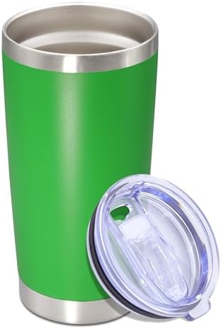 20 oz Tumbler Insulated Tumblers Stainless Steel Coffee Mug,Green 1PCS