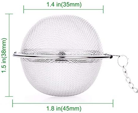 GOLF Tea Infuser,Extra Fine Mesh Tea Cup Filter Silicone Handle Stainless Steel Tea Strainer for Brew Loose Leaf Tea (12Pcs Tea Infuser)