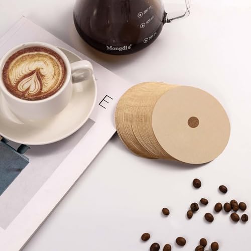 400Pcs Percolator Coffee Filter, 3.75in Unbleached Disposable Coffee Filter