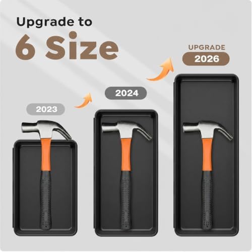A-LUGEI【𝟳𝟬pcs 𝟲𝗦𝗶𝘇𝗲】 Tool Box Organizer and Storage drawer organizer