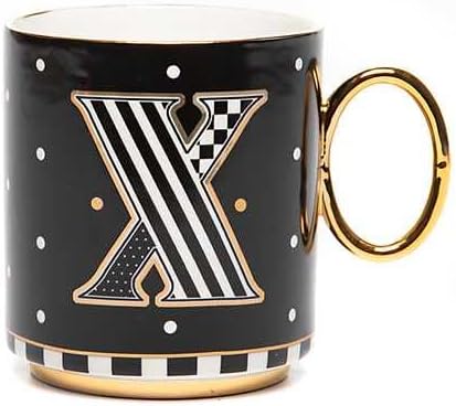 MACKENZIE-CHILDS My Mug, Decorative Ceramic Coffee Mug with Handle, X