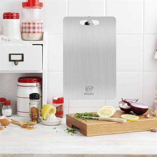 Stainless Steel Cutting Board Set of 3,Non Toxic Cutting Boards for Kitchen