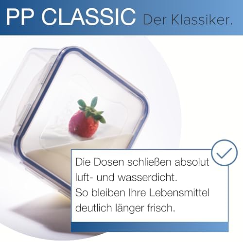 Lock & Lock HPL836 Easy Essentials Storage Food Storage Container / Food Storage Bin - 186 Ounce, Clear
