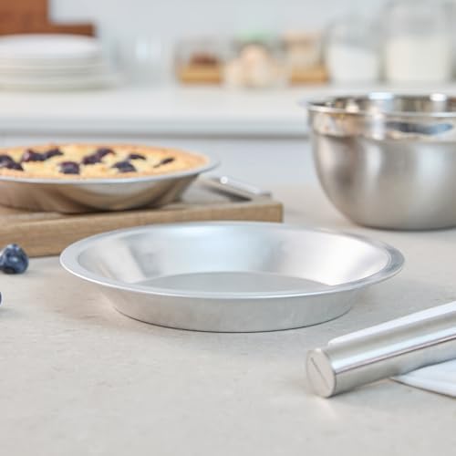 Restaurantware Aluminum Gauge Pie Pan, 72 Pack