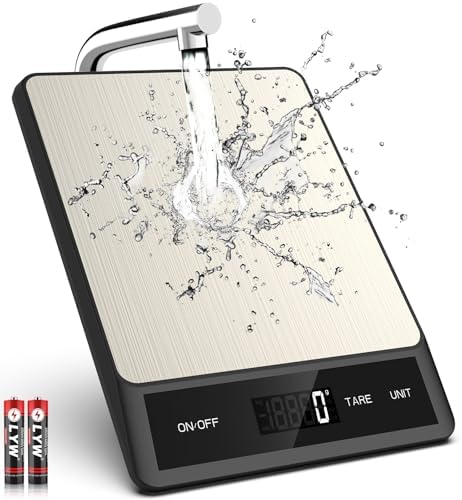 Mik-Nana Food Scale, Kitchen Scale, 11lb/5kg, 1g Precision, Tare Function